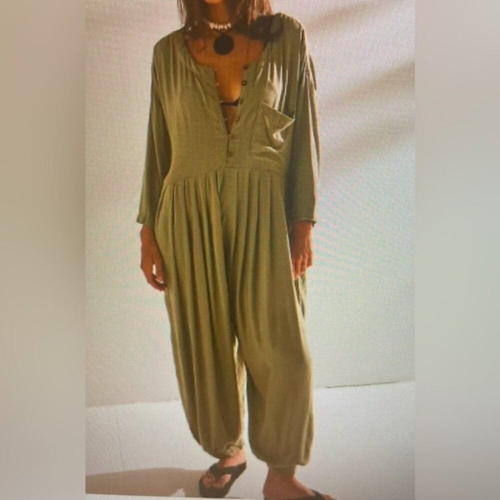 Free People Calsi Jumpsuit Size Small New With Tags